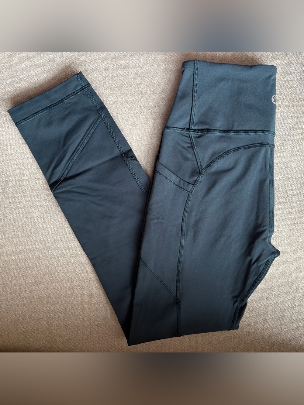 Lululemon Align Capri Leggings dark teal  Sz 4